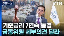 내년 성장률 내리고 물가는 높여...금리 7연속 동결 / YTN