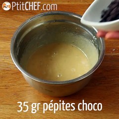 Financiers tigrés au chocolat - ganache croustillante