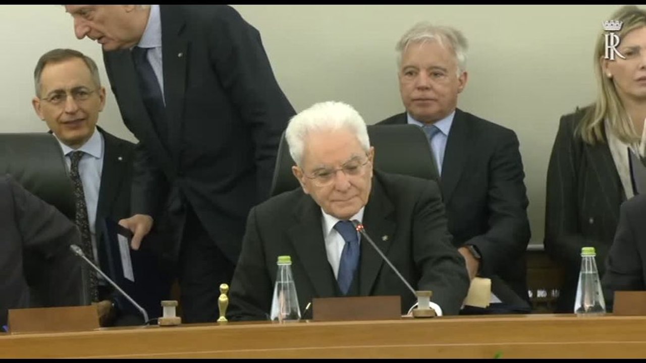 Mattarella presiede plenum straordinario Csm per comunicazioni Nordio