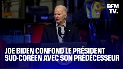 Joe Biden confond le président sud-coréen "