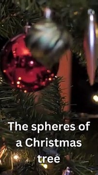 The spheres of a Christmas tree | Happy Cristmas 2023