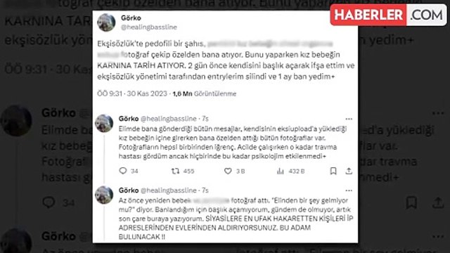 Ekşisözlük'te pedofili skandalı! Bakanlık görüntüleri paylaşan yazarı arıyor