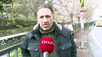 Esenyurt'ta anne ile oğlu sele kapılmaktan son anda böyle kurtuldu