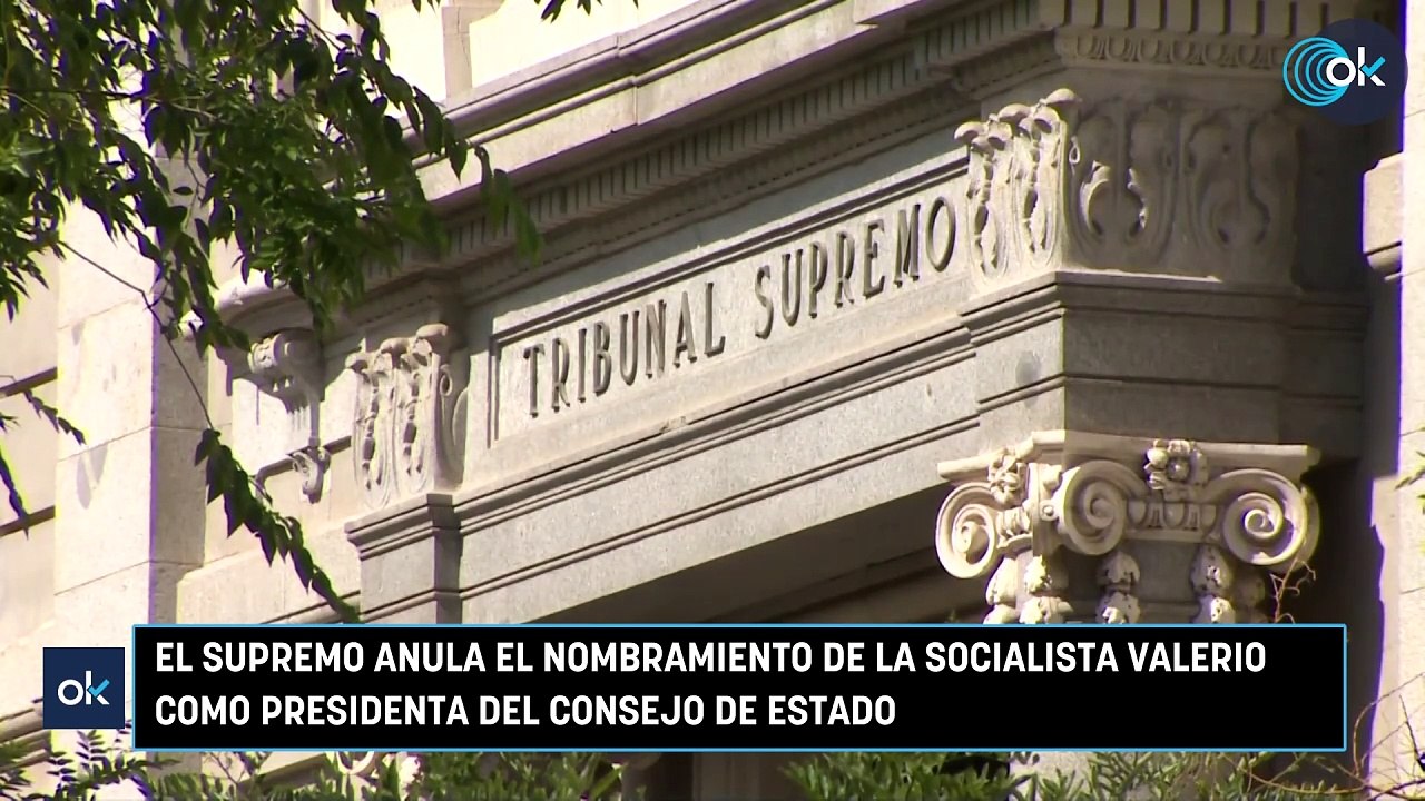 El Supremo anula el nombramiento de la socialista Valerio como presidenta del Consejo de Estado