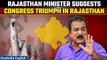 Rajasthan Election: Rajasthan Minister Pratap Khachariyawas signals Congress triumph in Rajasthan