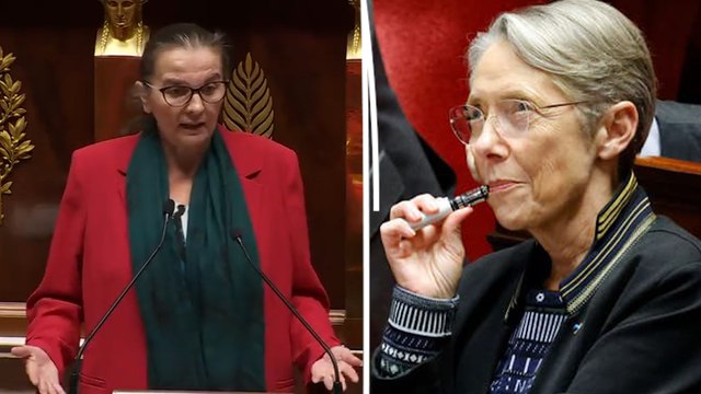 Une députée LFI sermonne Élisabeth Borne qui vapote à l’Assemblée nationale