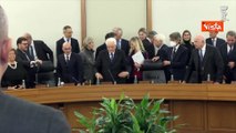 Mattarella presiede il Plenum del Csm, le immagini