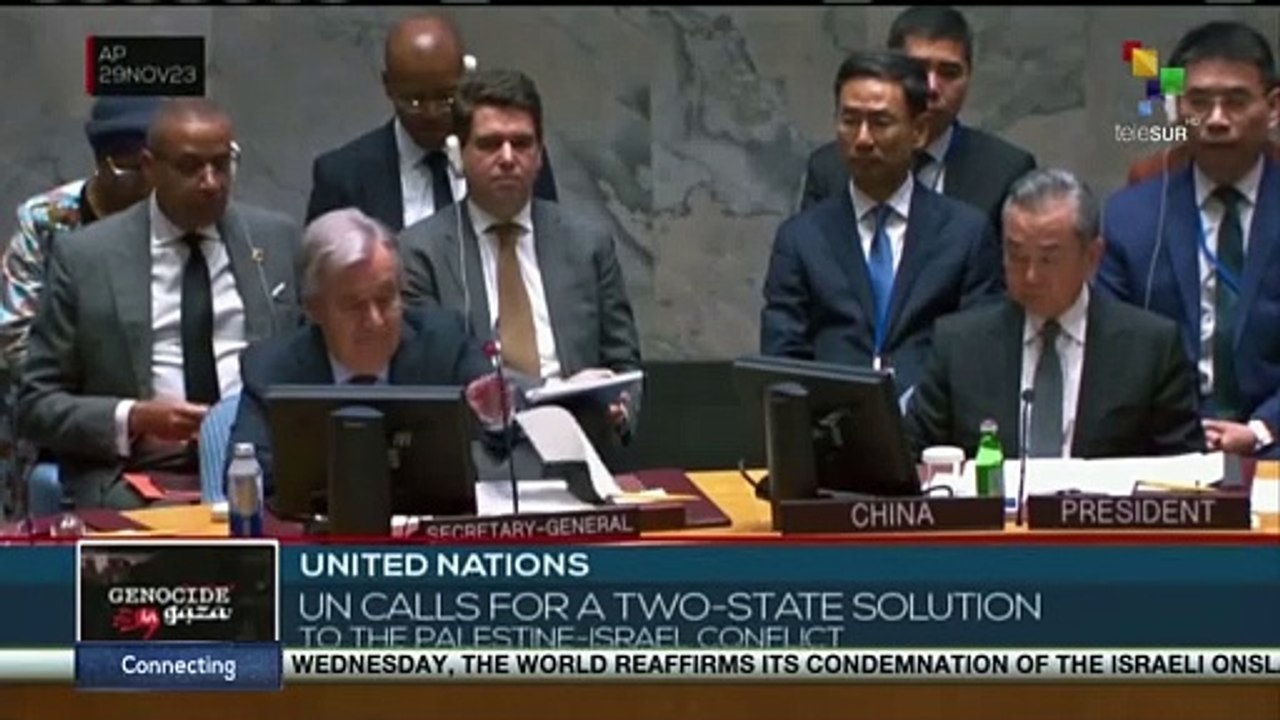 Antonio Guterres calls for solution to Israeli-Palestinian conflict