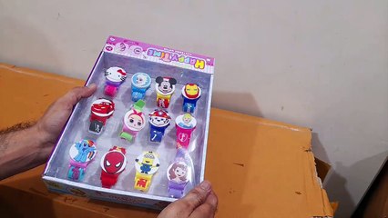 Unboxing and Review Spiderman, Frozen, Ben 10, Hello Kitty, Iron Man Avenger Digital Watch for Kids with Music  Disco Lights