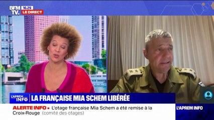 Libération de Mia Schem: "Les deux otages sont saines et sauves", indique Olivier Rafowicz (porte-parole de l'armée israélienne)