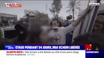 Les premières images de la libération de l'otage française Mia Schem