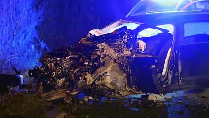 Schwerer Unfall auf B44