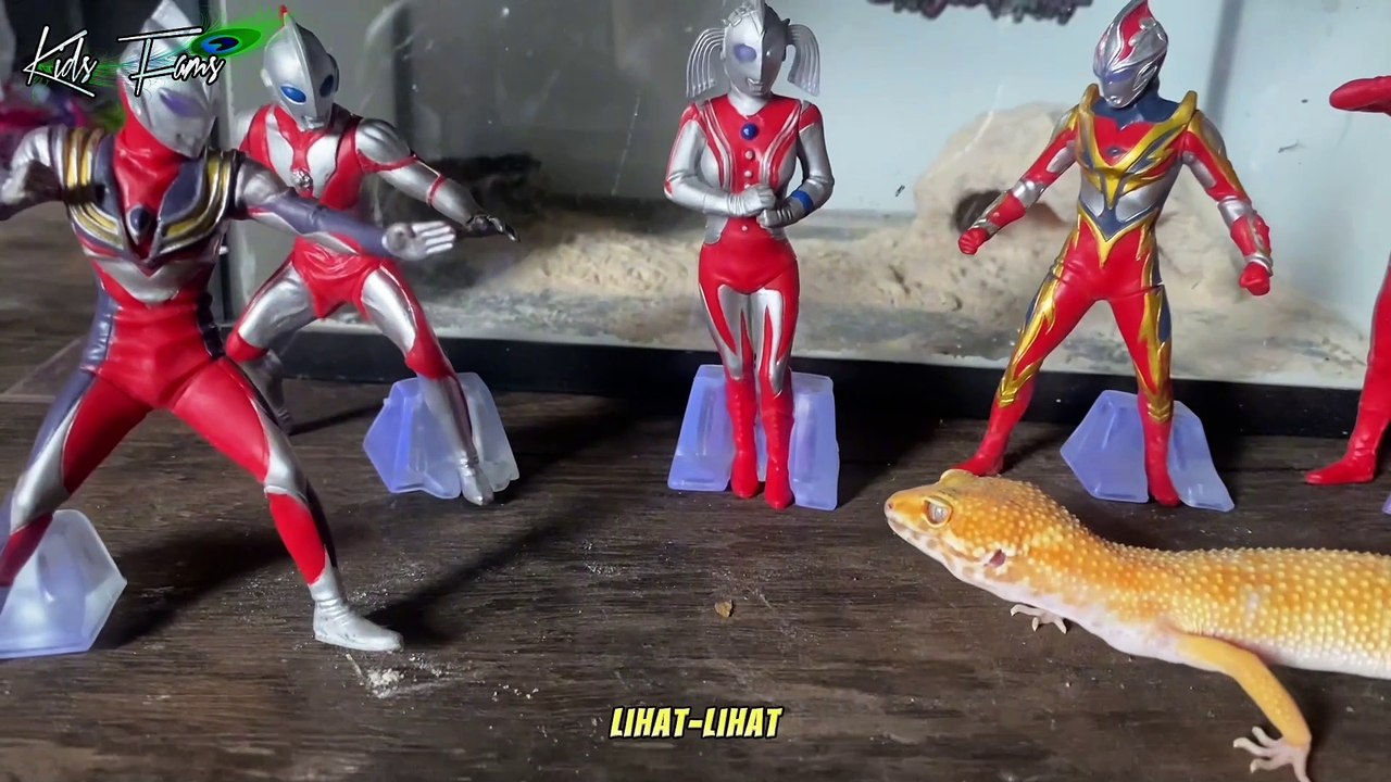 Ultraman dan gecko