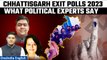 Chhattisgarh Exit Polls 2023: Political experts on the exit poll predictions in Chhattisgarh