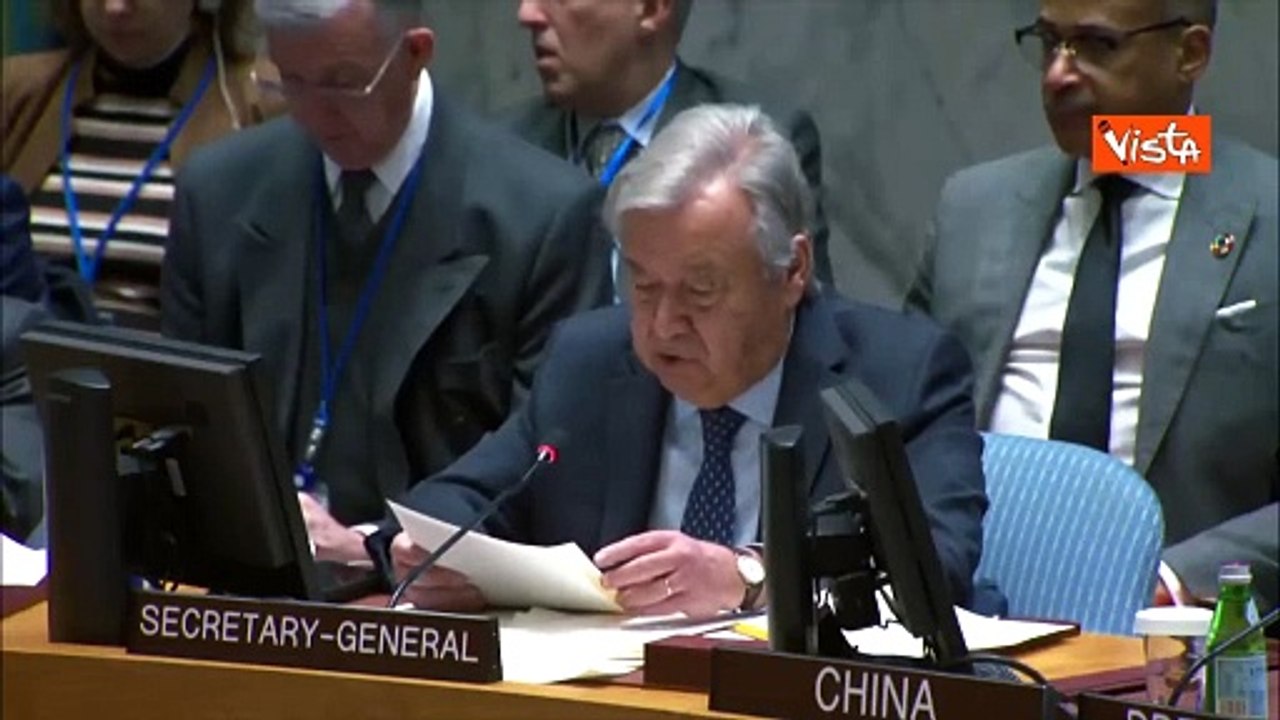 Guterres Onu: "A Gaza il sistema alimentare ? crollato, la fame dilaga"