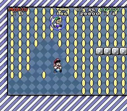 Super Mario World CO-OP online multiplayer - snes