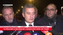 Le ministre de l'Intérieur Gérald Darmanin revient sur l'attaque au couteau ce samedi soir à Paris.