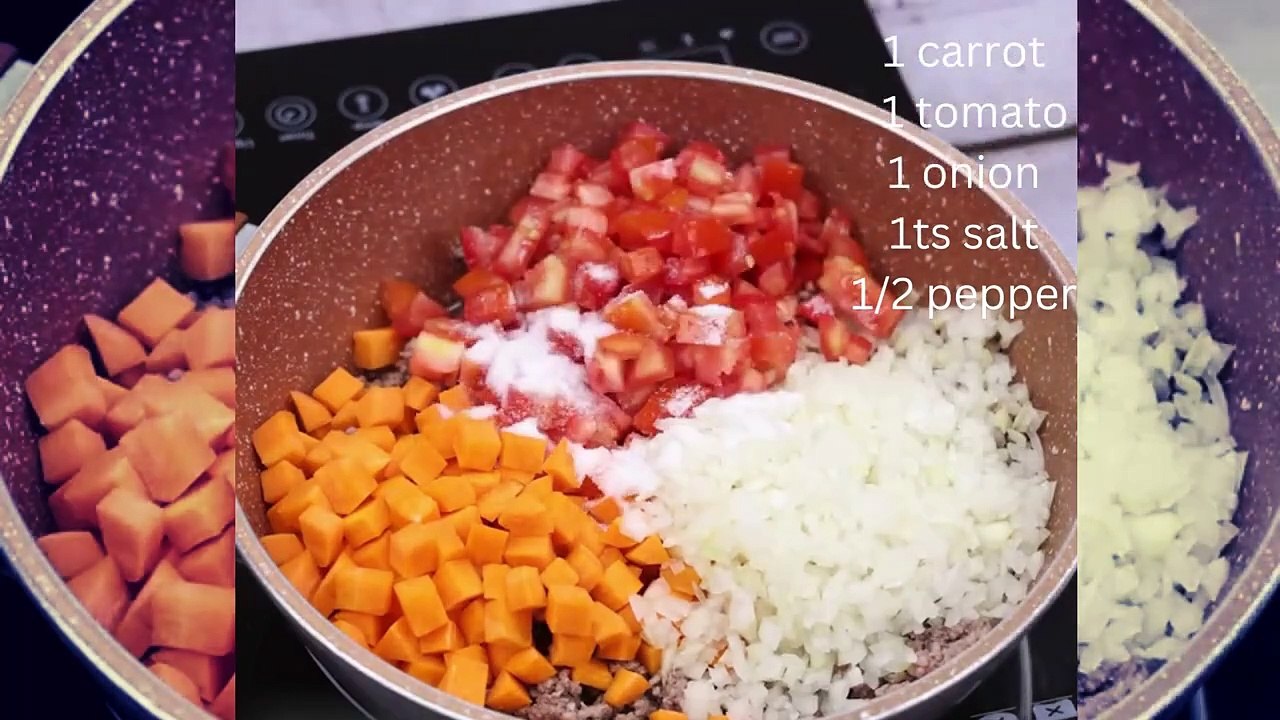 Delicious dish with cabbage and meat