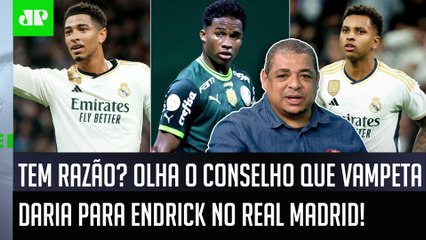 "É SÉRIO! Eu ESPERO que ALGUÉM FALE pro Endrick que no Real Madrid..." OLHA o que Vampeta OBSERVOU!
