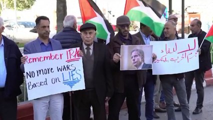 شاهد: "فلسطين لا ترحب بمجرمي الحرب".. مظاهرات في الضفة الغربية تنديداً بزيارة بلينكن