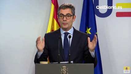 Bolaños asegura que Bruselas tiene “cero preocupación” por la amnistía
