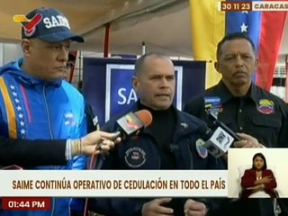 Saime activa centro de cedulación itinerante en el Poliedro de Caracas