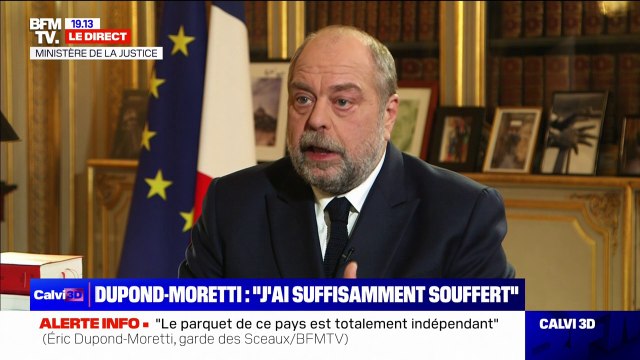 Éric Dupond-Moretti: Le procureur général près la Cour de cassation peut former un pourvoi et il choisira en toute indépendance