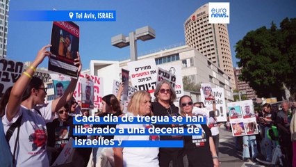 Hamás libera a ocho rehenes en el séptimo día de tregua