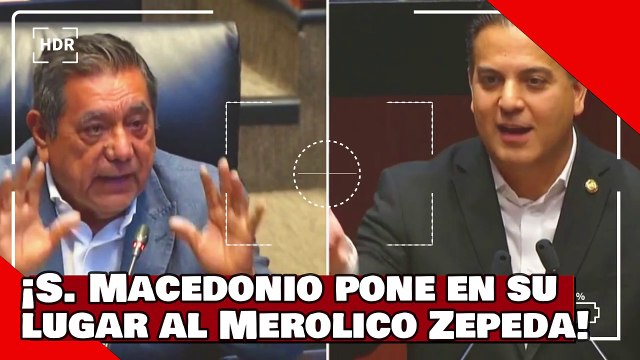 ¡VEAN! ¡Salgado Macedonio pone en su lugar al ‘Merolico’ Zepeda por atacar a las fuerzas armadas!