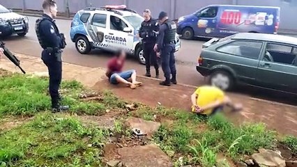 Guarda Municipal prende dois indivíduos que estavam com Gol furtado