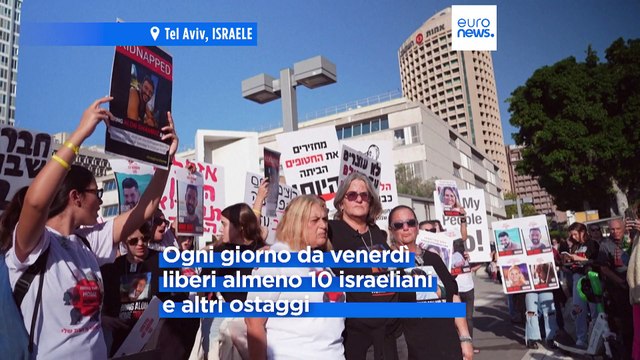 Dieci in totale gli ostaggi liberati giovedì in cambio di altri 30 detenuti palestinesi