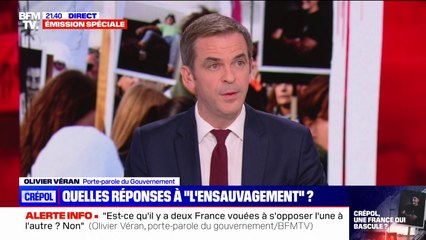 Mort de Thomas: pour Olivier Véran, les groupes d'ultradroite sont "des charognards"