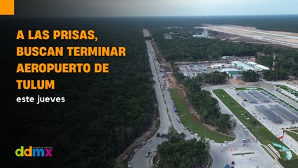 A marchas forzadas se prepara la inauguración del nuevo aeropuerto de Tulum
