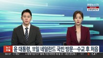 윤대통령, 11일 네덜란드 국빈 방문…수교 후 처음