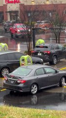 Chick-Fil-A Drive-Thru Employees Wear Special Rain Gear