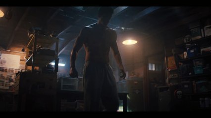 Joel Kinnaman 'Silent Night' Garage Workout