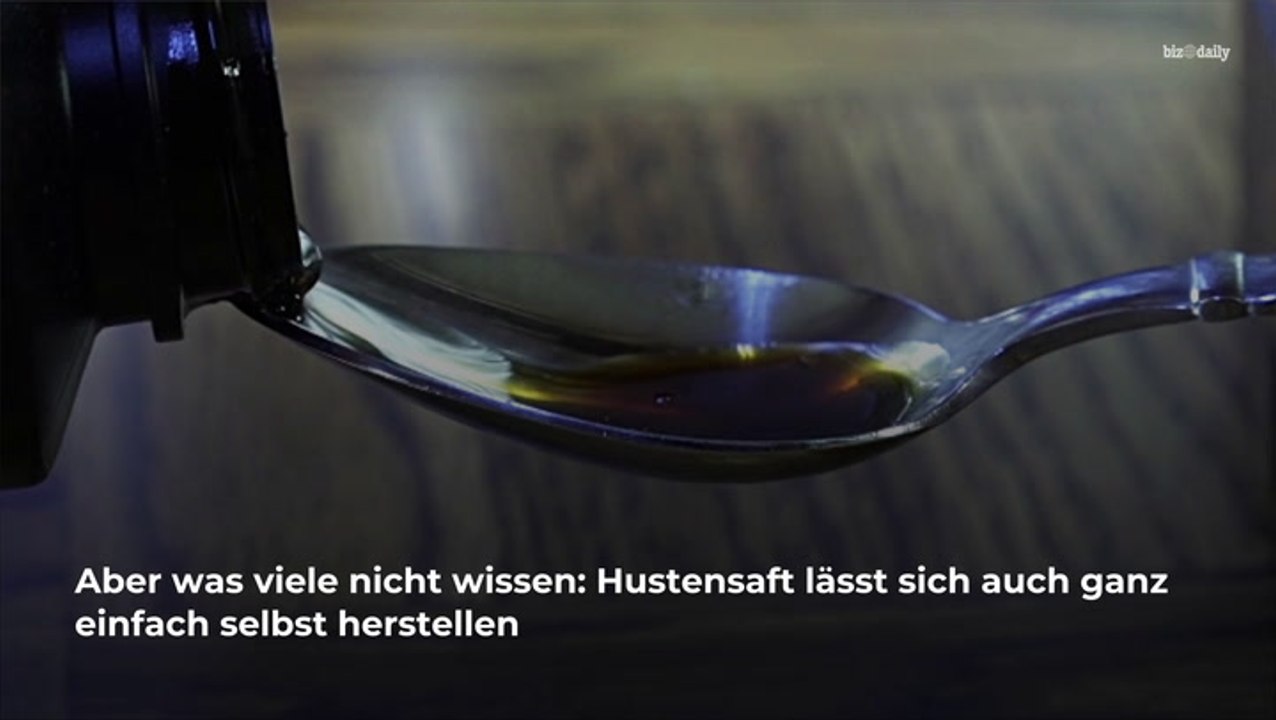 Hustensaft selbst gemacht: diese zutaten braucht ihr