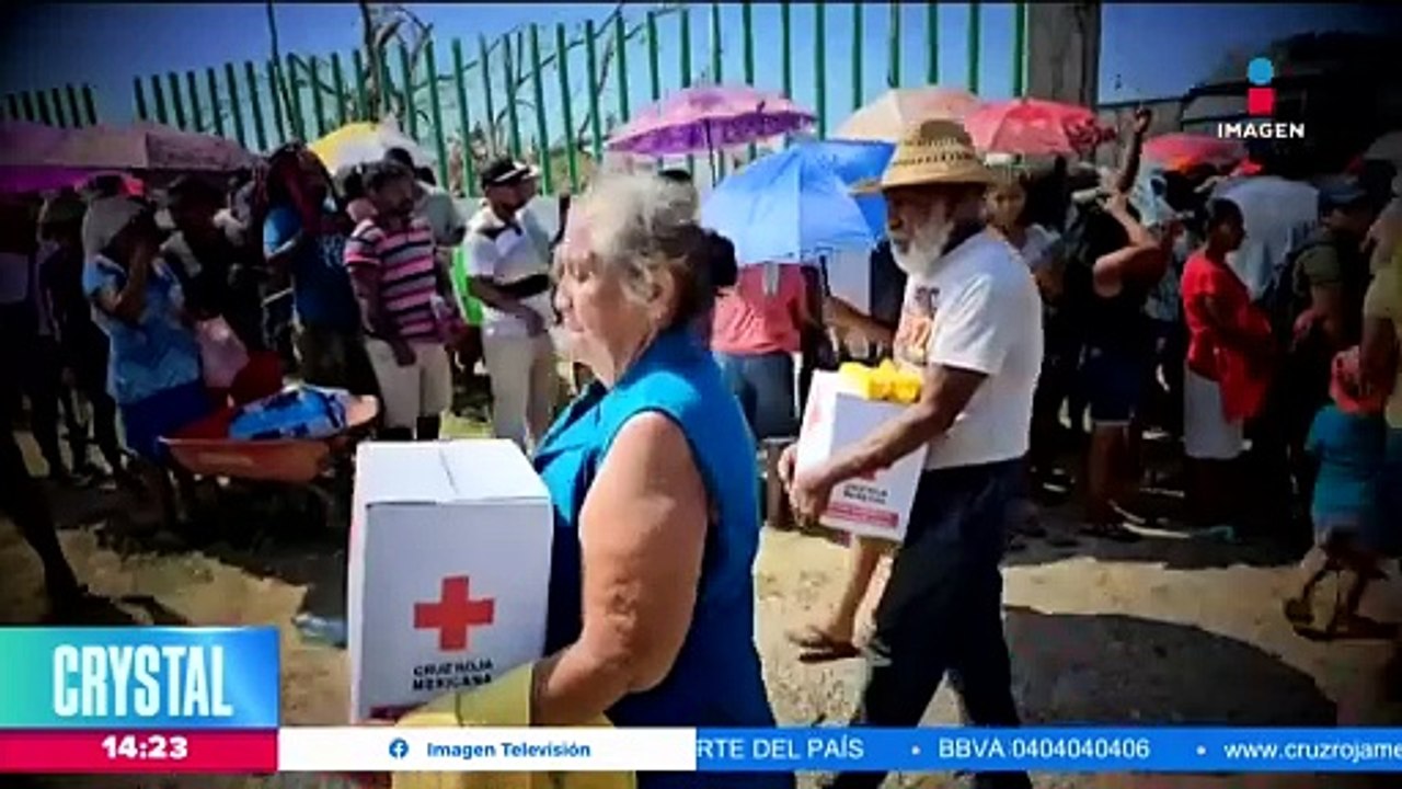 La Cruz Roja entregó 4 mil 232 toneladas de ayuda humanitaria a Guerrero
