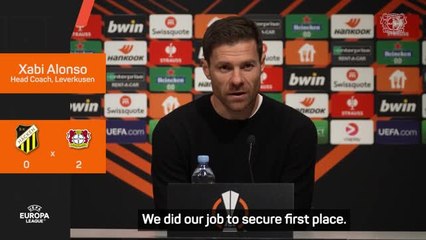 Alonso calls Leverkusen win 'serious but not spectacular'