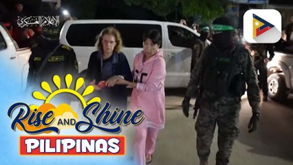 Dalawang Pilipino na pinalaya ng Hamas, hinihintay na lang matapos ang proseso para makauwi ng bansa