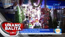 Ilang tindahan ng Christmas decorations, 24 oras nang bukas sa Divisoria | UB