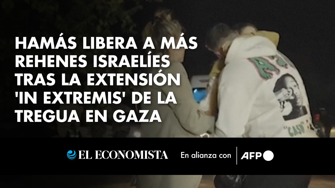 Hamás libera a más rehenes israelíes tras la extensión 'in extremis' de la tregua en Gaza