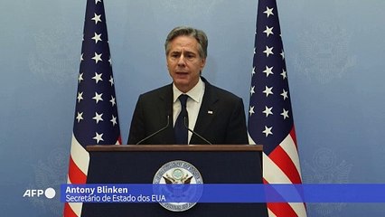 Blinken pede zonas 'seguras' para civis no sul e centro de Gaza