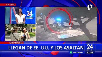 Miraflores: Familia que regresó de Estados Unidos es víctima de violento asalto