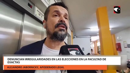 Tải video: Denuncian irregularidades en las elecciones en la Facultad de Exactas