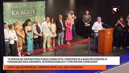 "A partir de infraestructuras como esta, podemos ir a buscar eventos o congresos más grandes, internacionales y con mayor capacidad"
