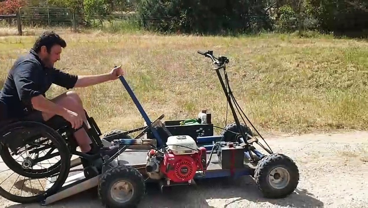 The Magic Carpet buggy in full flight