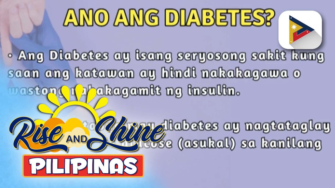 SAY ni DOK | Alamin kung ano nga ba ang diabetes at ang mga sintomas nito