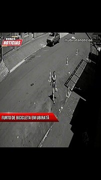 Vídeo mostra mulher furtando biciclista na maior tranquilidade na região de Goioerê