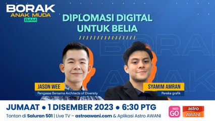 Borak Anak Muda: Diplomasi digital untuk belia
